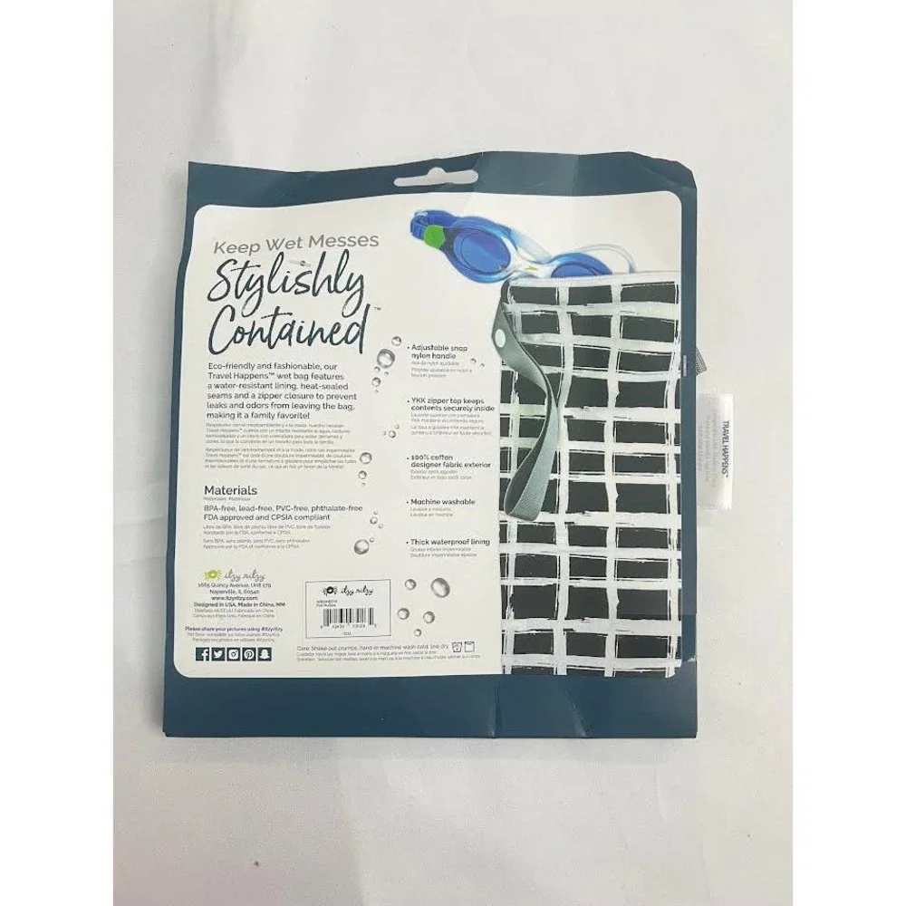 NEW! Itzy Ritzy Sealed Wet Bag With Adjustable Handle SAFARI SQUAD - Picture 2 of 6